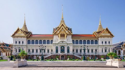 Phra Thinang Chakri Maha Prasat in het Groot Paleis, Bangkok